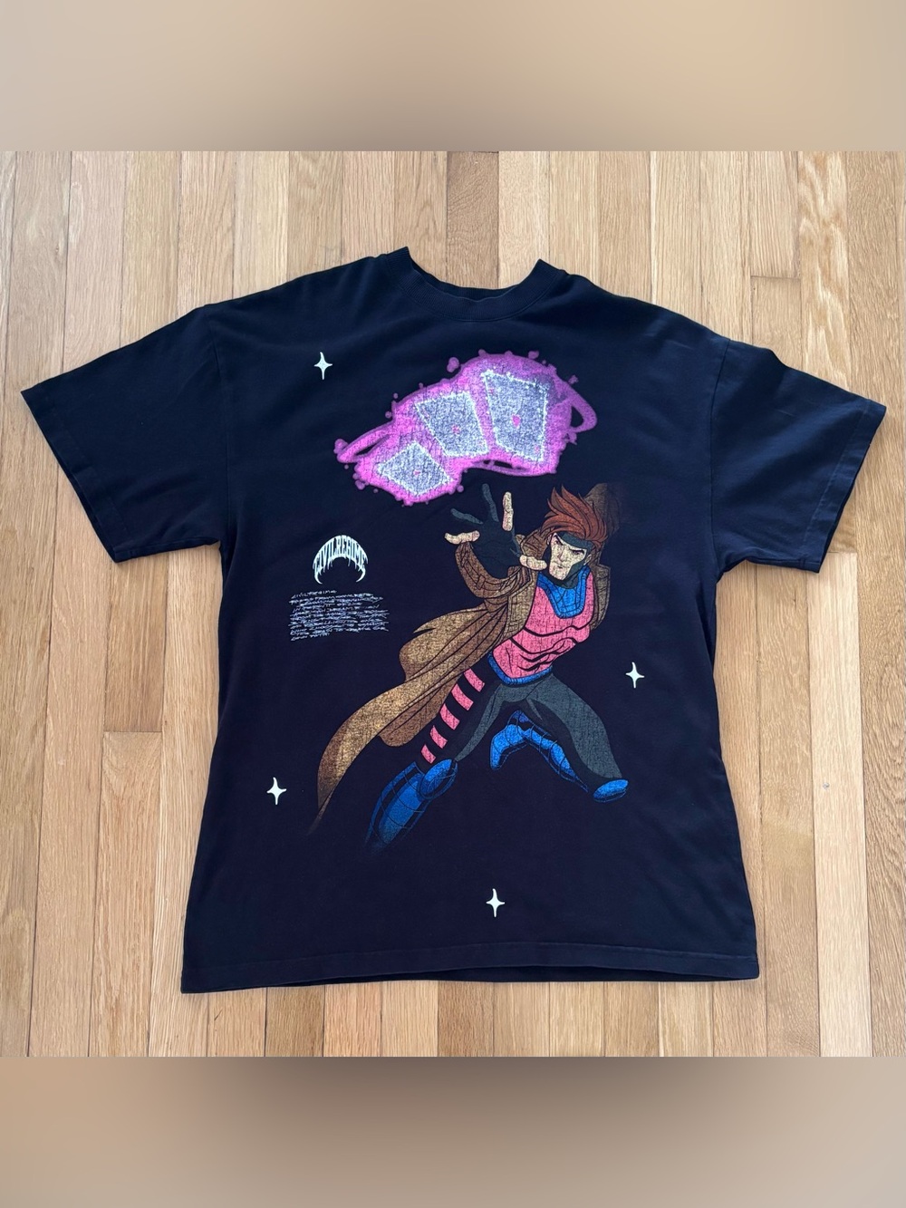 Civil Regime X Men Gambit Shirt Graphic All Over Print Men’s Small Oversized